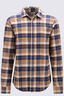 Macpac Men's Sutherland Slim Flannel Shirt, Toasted Coconut Plaid, hi-res