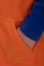 Macpac Kids' Tui Fleece Jacket, Sodalite Blue/Harvest Pumpkin, hi-res