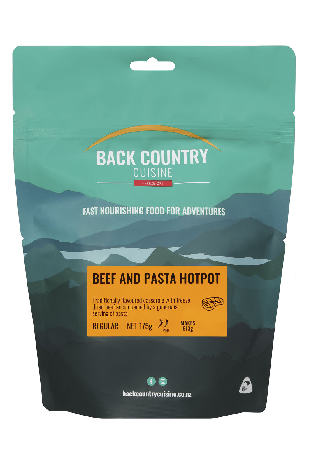Back Country Cuisine Beef & Pasta Hotpot — Regular Serve, None, hi-res