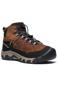 KEEN Kids' Targhee IV Mid WP Hiking Boots, Bison/Brindle, hi-res