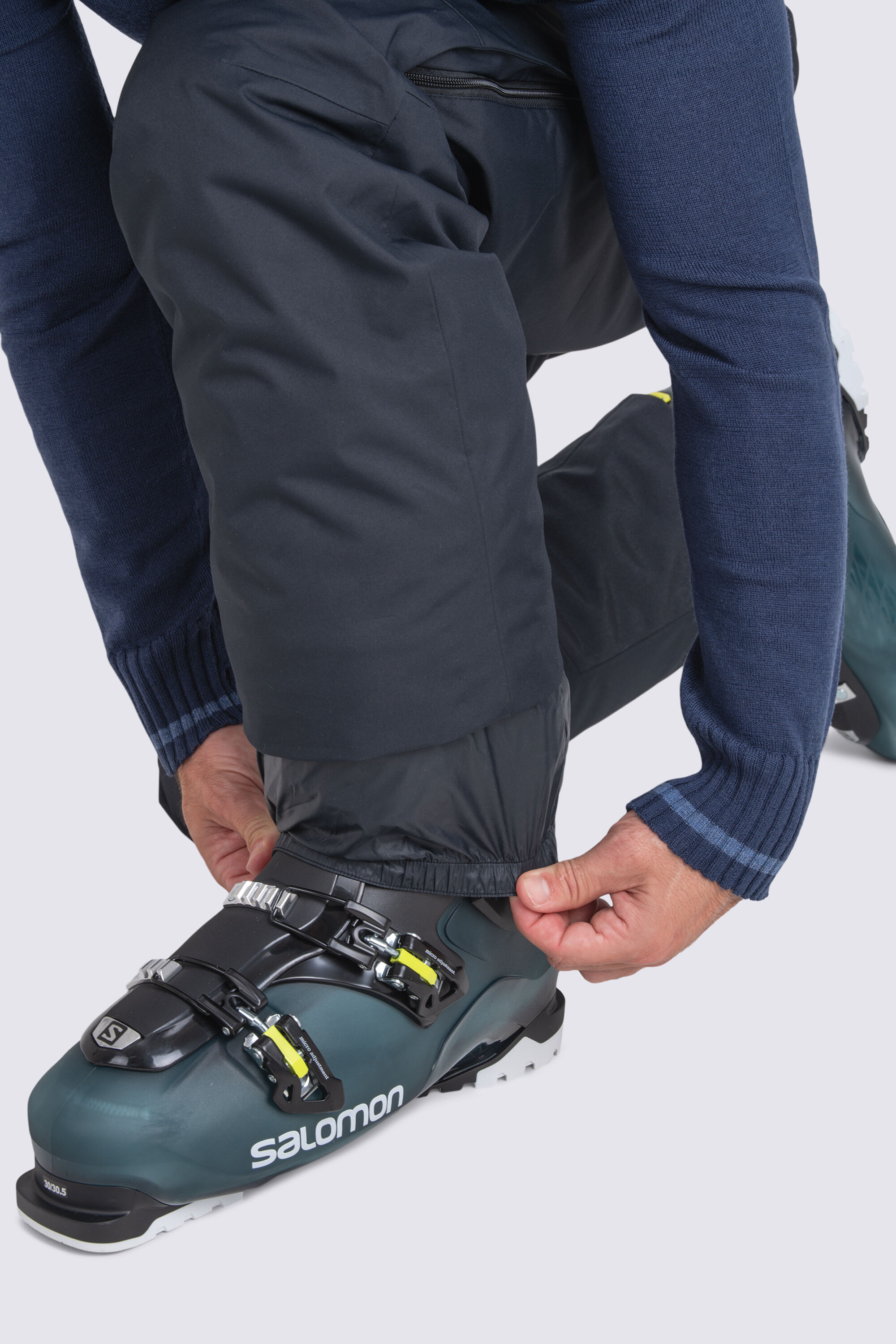 Overalls For Men Men's Fleece-Lined Snow Pants Waterproof Winter