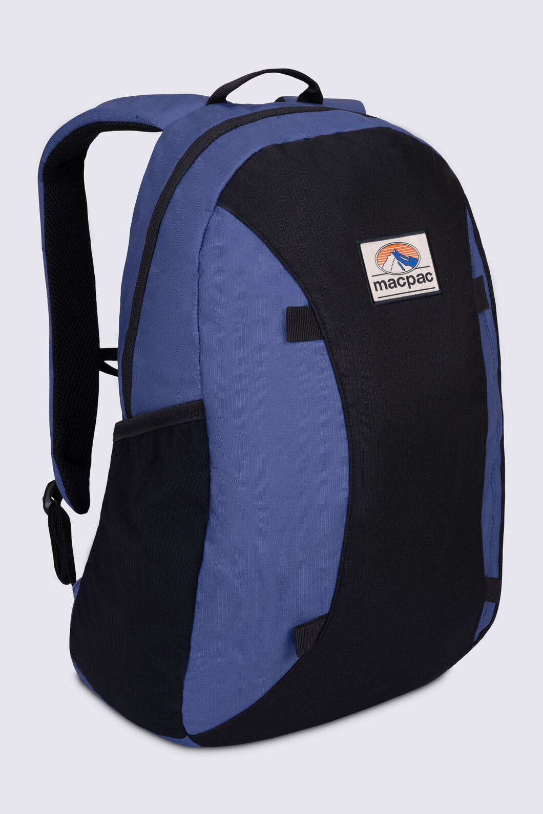Macpac Wilderness 18L Backpack, Black/Skipper Blue, hi-res