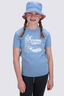 Macpac Kids' Tread Lightly T-Shirt, Chambray Blue, hi-res