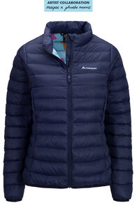 Macpac Women's Uber Light Down Jacket, Botanical Print, hi-res