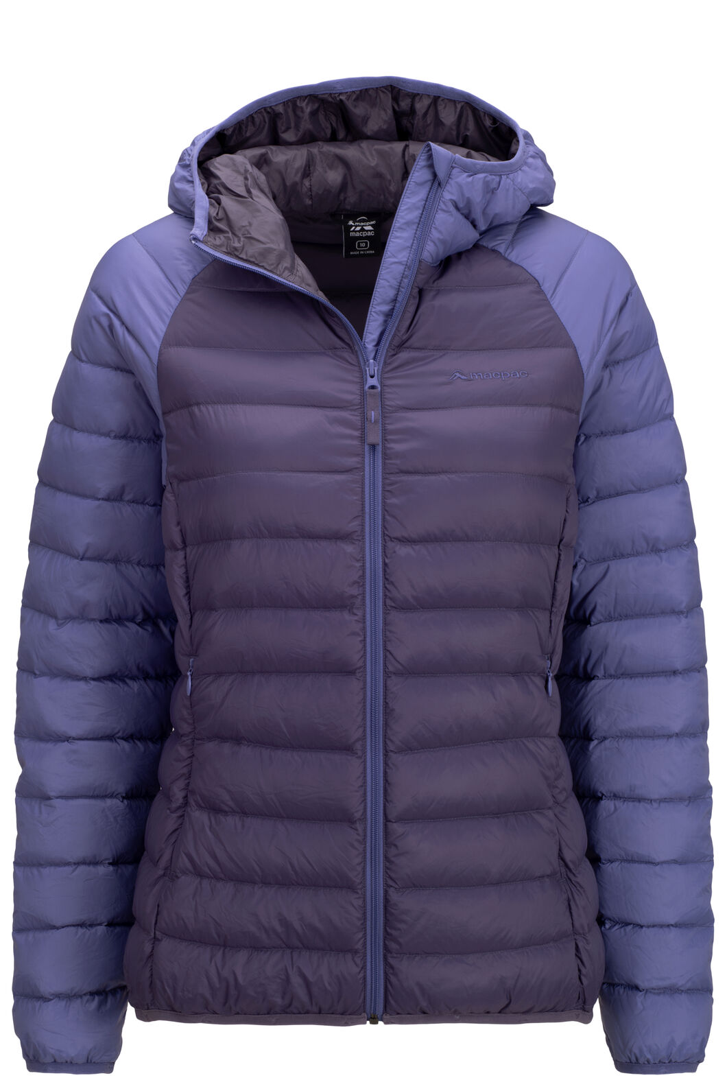 Macpac Women's Uber Light Hooded Down Jacket, Graystone/Heron, hi-res