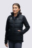 Macpac Paralympics Women's Halo Down Vest, Black, hi-res