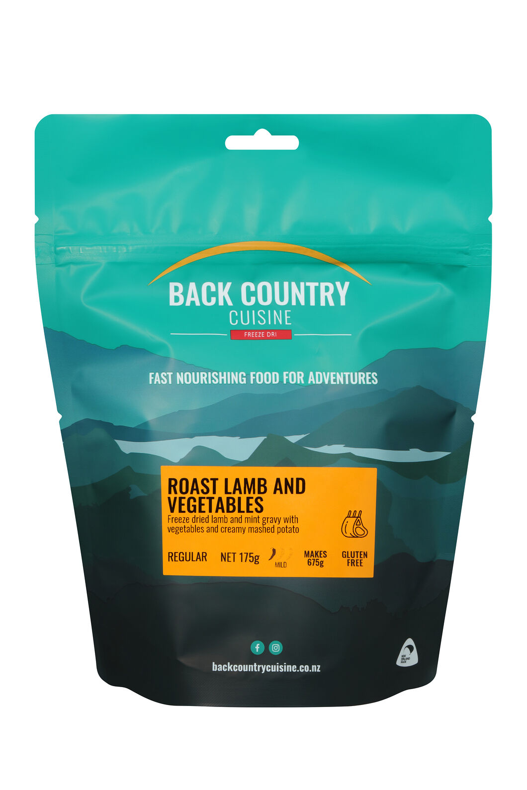 Back Country Cuisine Roast Lamb and Vegetables —175 g, None, hi-res