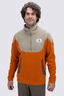 Macpac Men's Originals Fleece Pullover, Kelp/Autumnal, hi-res
