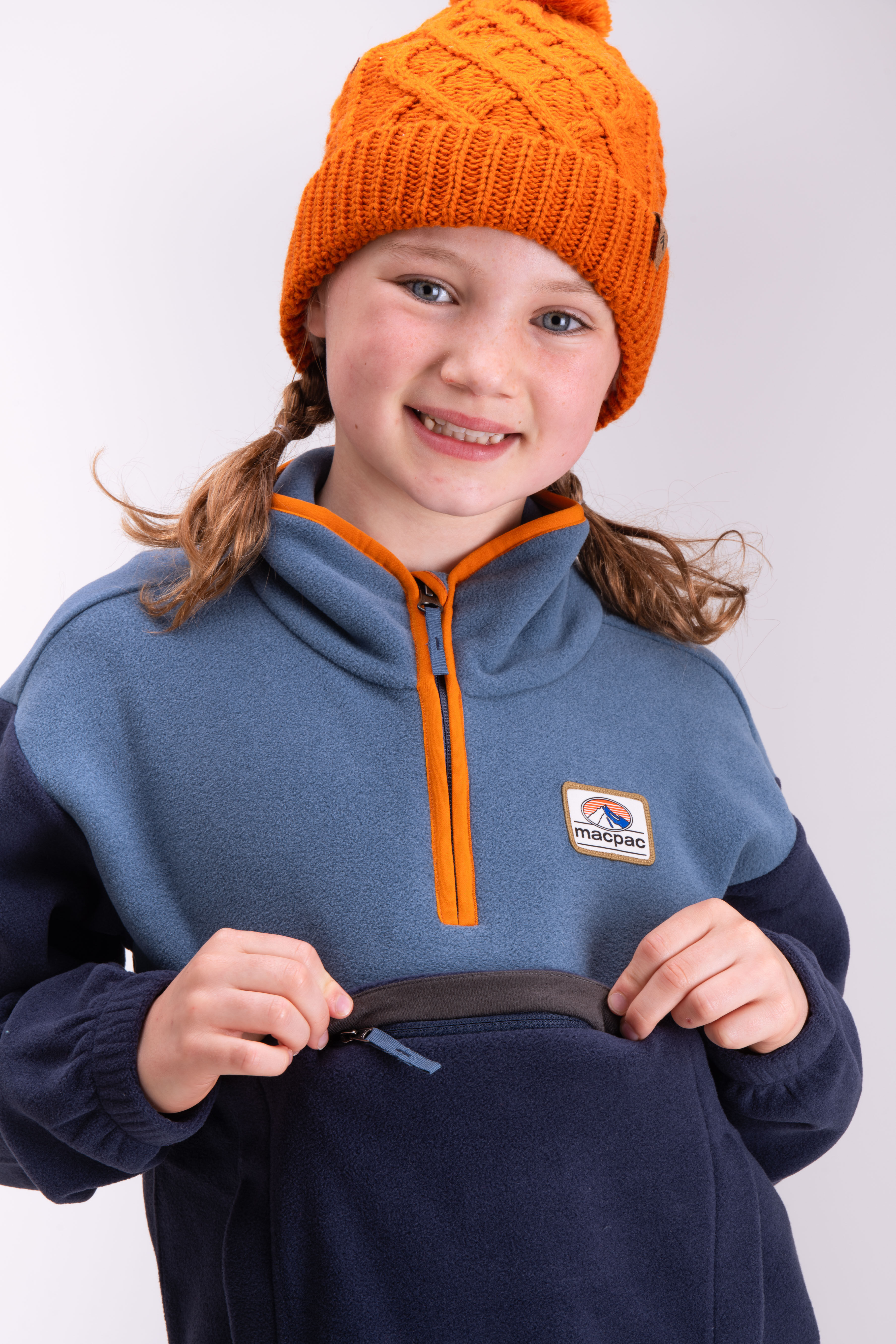 Kids sales fleece pullover