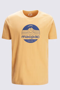 Macpac Retro Fairtrade Organic Cotton Tee — Men's, Curry, hi-res