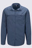 Macpac Men's Westport Long Sleeve Shirt, Midnight Navy, hi-res