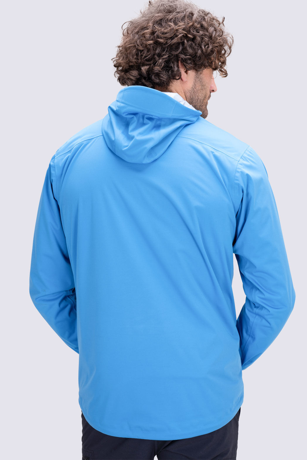 Pale blue sale rain jacket