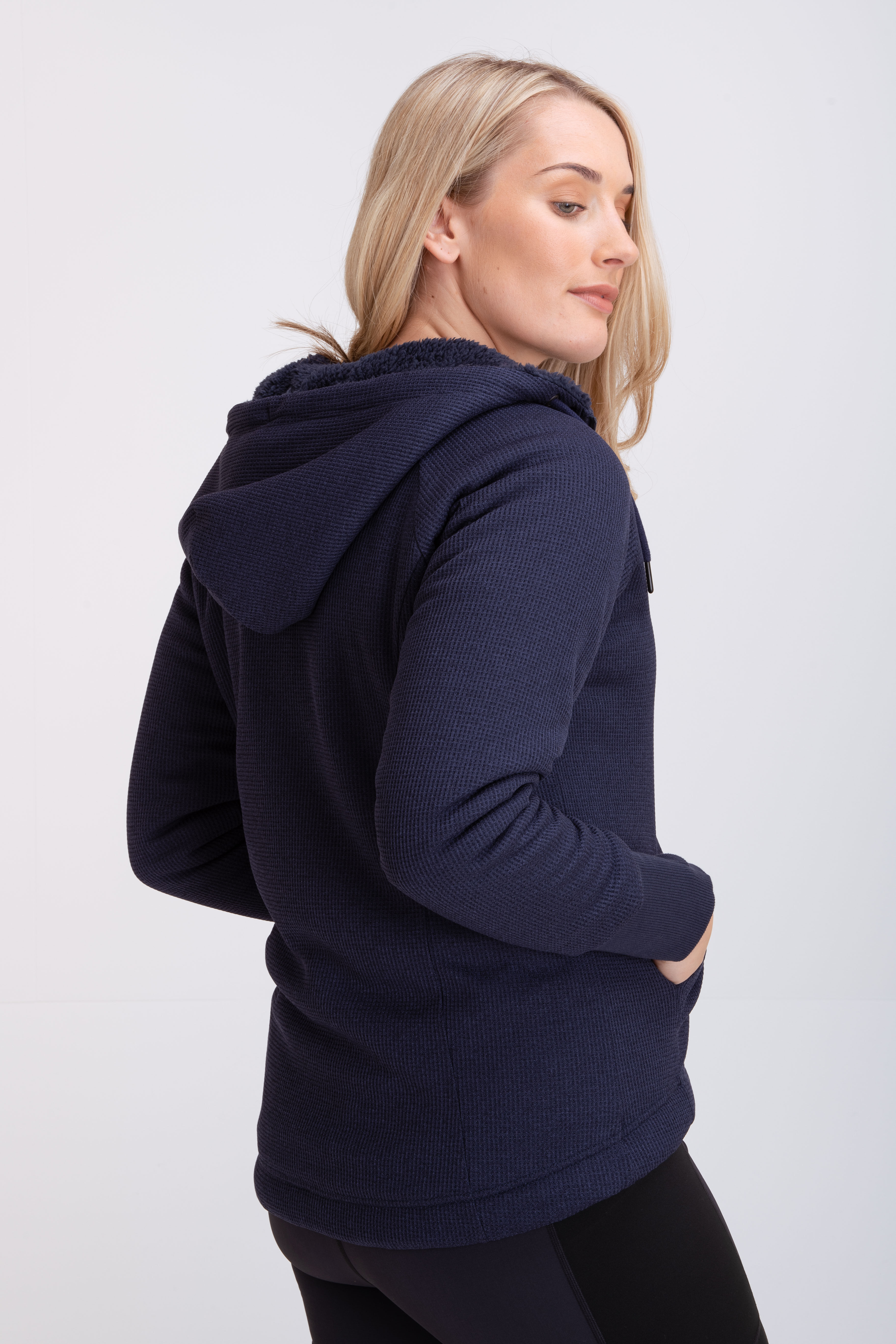 Macpac waffle sherpa hoody outlet
