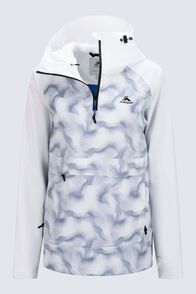 Macpac Women's Spur Anorak, Snow Swirl Print, hi-res