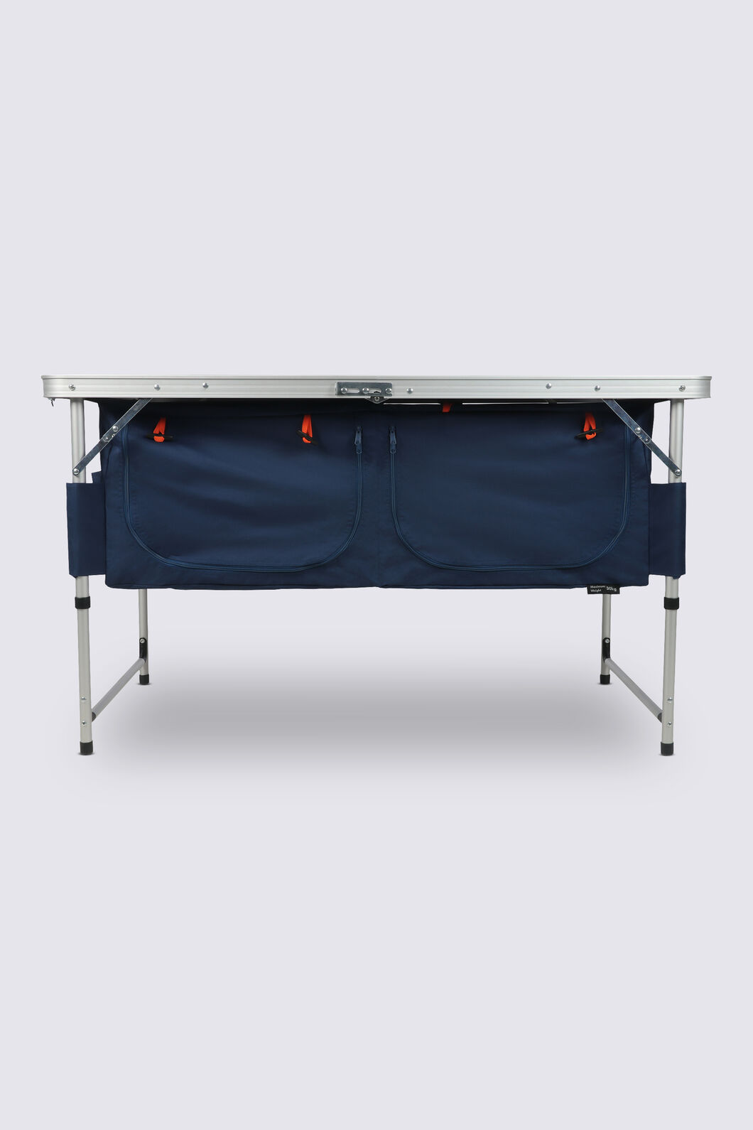 Macpac Folding Camp Table with Storage, Deep Blue, hi-res