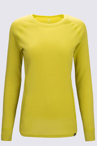Macpac Women's Geothermal Long Sleeve Top, Apple Green, hi-res