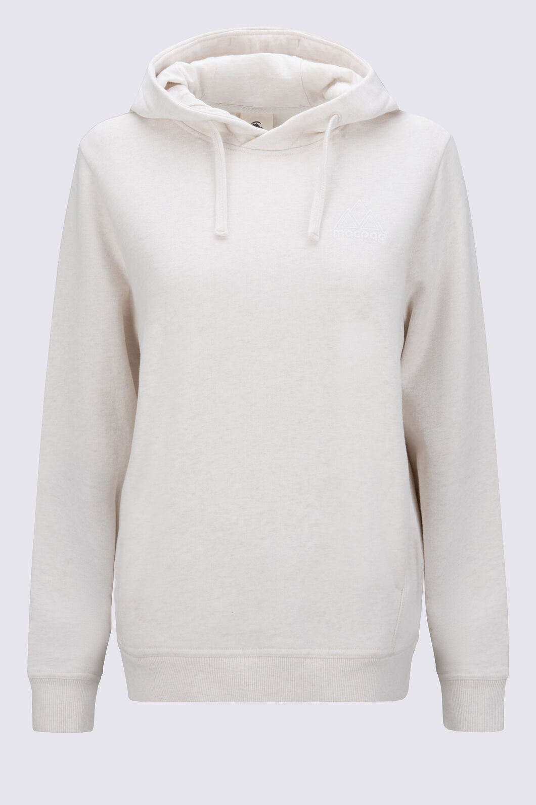 Macpac Women&rsquo;s Vintage Heavyweight Hoodie, Tofu Marle, hi-res