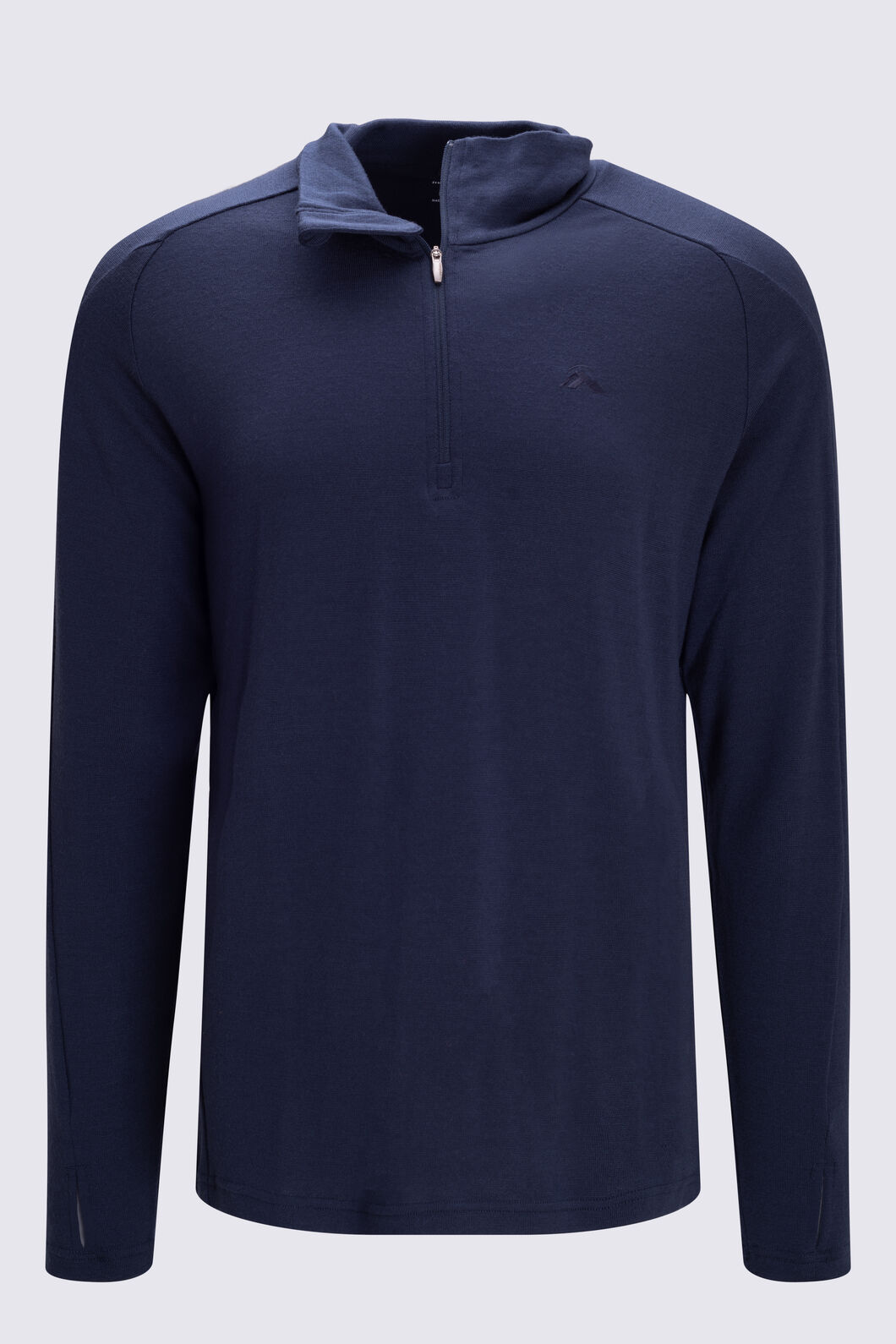 Macpac Men's Kauri 280 Merino Pullover, Navy, hi-res