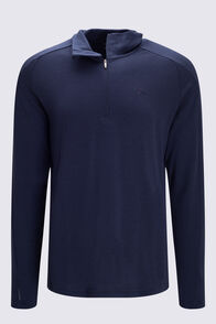 Macpac Men's Kauri 280 Merino Pullover, Navy, hi-res