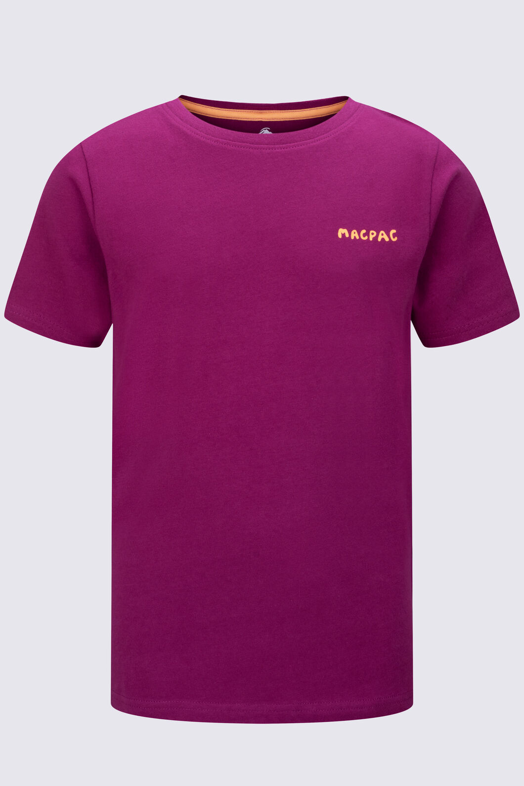 Macpac Kids' Whimsical Journey Fairtrade Organic Short Sleeve T-Shirt, Boysenberry, hi-res