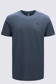 Macpac Men's Abel Tasman Topo Fairtrade Organic Short Sleeve T-Shirt, Dark Slate, hi-res