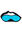 Sea to Summit Ultra-Sil Eye Shade , Blue Atoll, hi-res