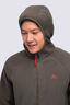 Macpac Mens Mountain Hooded Fleece Jacket, Deep Depths, hi-res