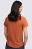 Macpac Women's Vintage Embroidered Fairtrade Organic Cotton Short Sleeve T-Shirt, Auburn, hi-res