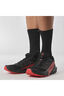 Salomon Men's Sense Ride 5 Running Shoes, Black/Fiery Red/Black, hi-res