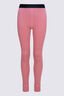 Macpac Kids' 220 Merino Long Johns, strawberry Ice, hi-res