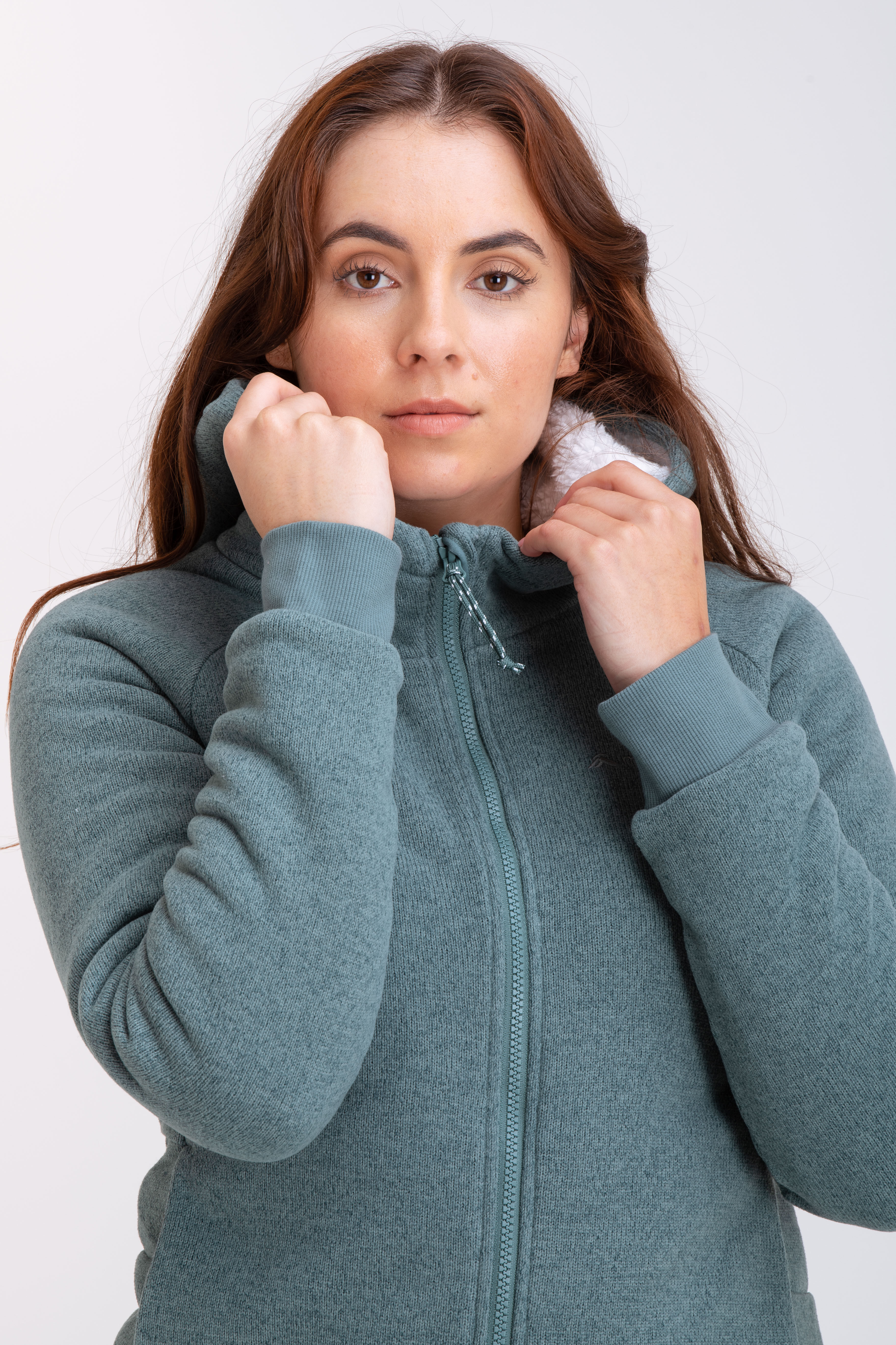 Macpac waffle sherpa hoody clearance