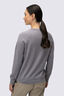 Macpac Women&rsquo;s 280 Merino Long Sleeve Crew, Minimal Grey Marle, hi-res