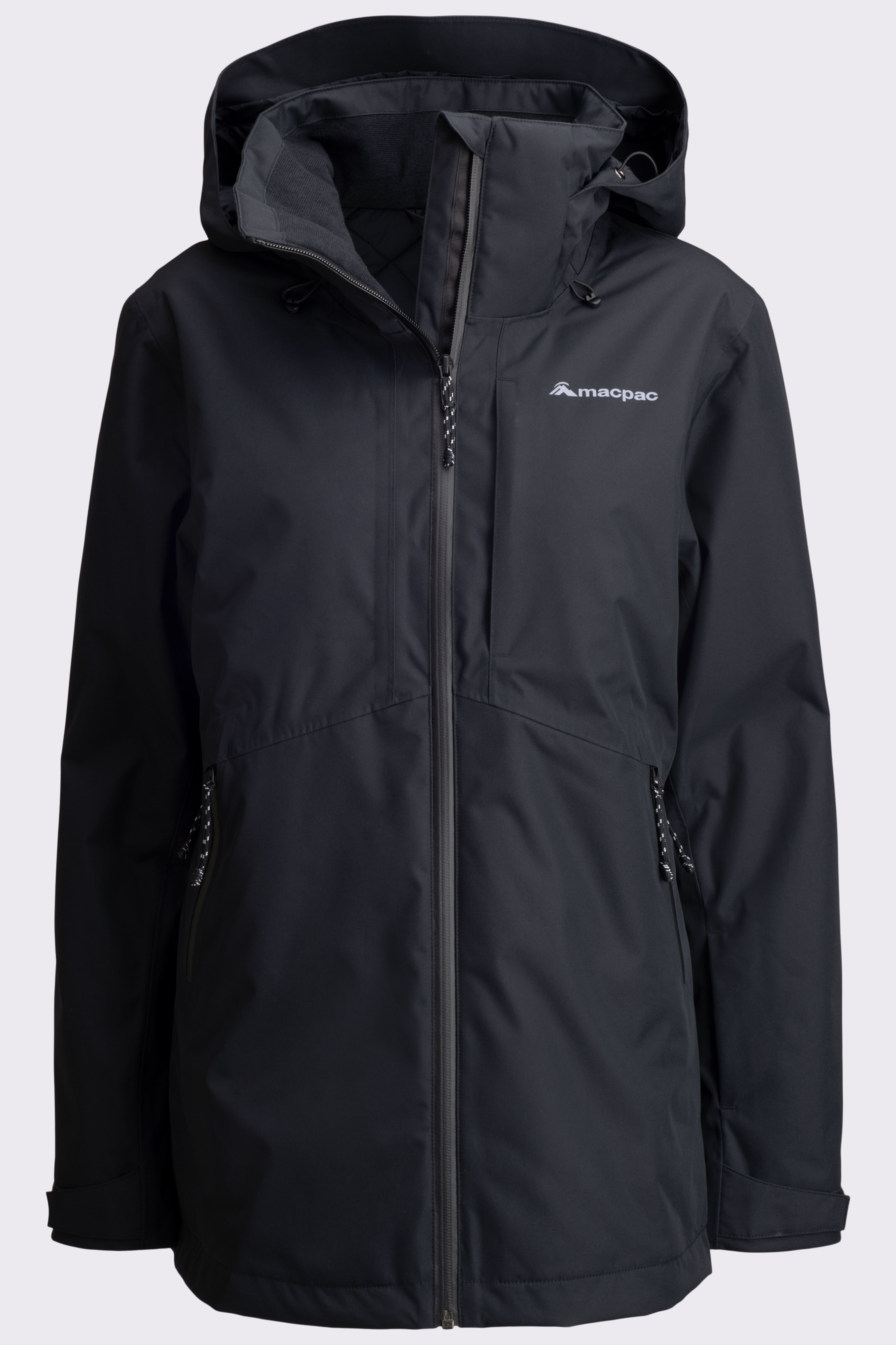 Womens black snow jacket outlet