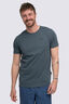 Macpac Men's Abel Tasman Topo Fairtrade Organic Cotton Short Sleeve T-Shirt, Dark Slate, hi-res