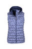 Macpac Women's Zodiac Hooded Down Vest, Mood Indigo/Pearl, hi-res