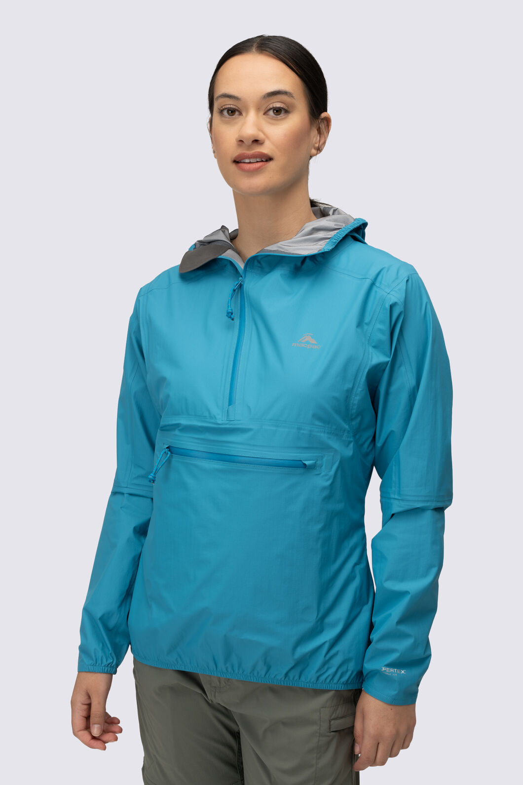 Macpac Women&rsquo;s Hightail Anorak, Caribbean Blue, hi-res