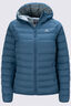 Macpac Women's Uber Light Hooded Down Jacket ♺, Mediterranea, hi-res