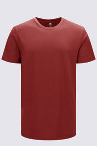 Macpac Men's Lyell 180 Merino T-Shirt, Fired Brick, hi-res