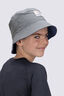 Macpac Kids' Winger Reversible Bucket Hat, Agave/Oceana, hi-res
