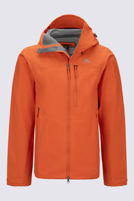 Macpac Men's Lightweight Prophet Rain Jacket, Tangerine Tango, hi-res