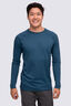 Macpac Men's Long Sleeve Exothermal Top, Legion Blue, hi-res