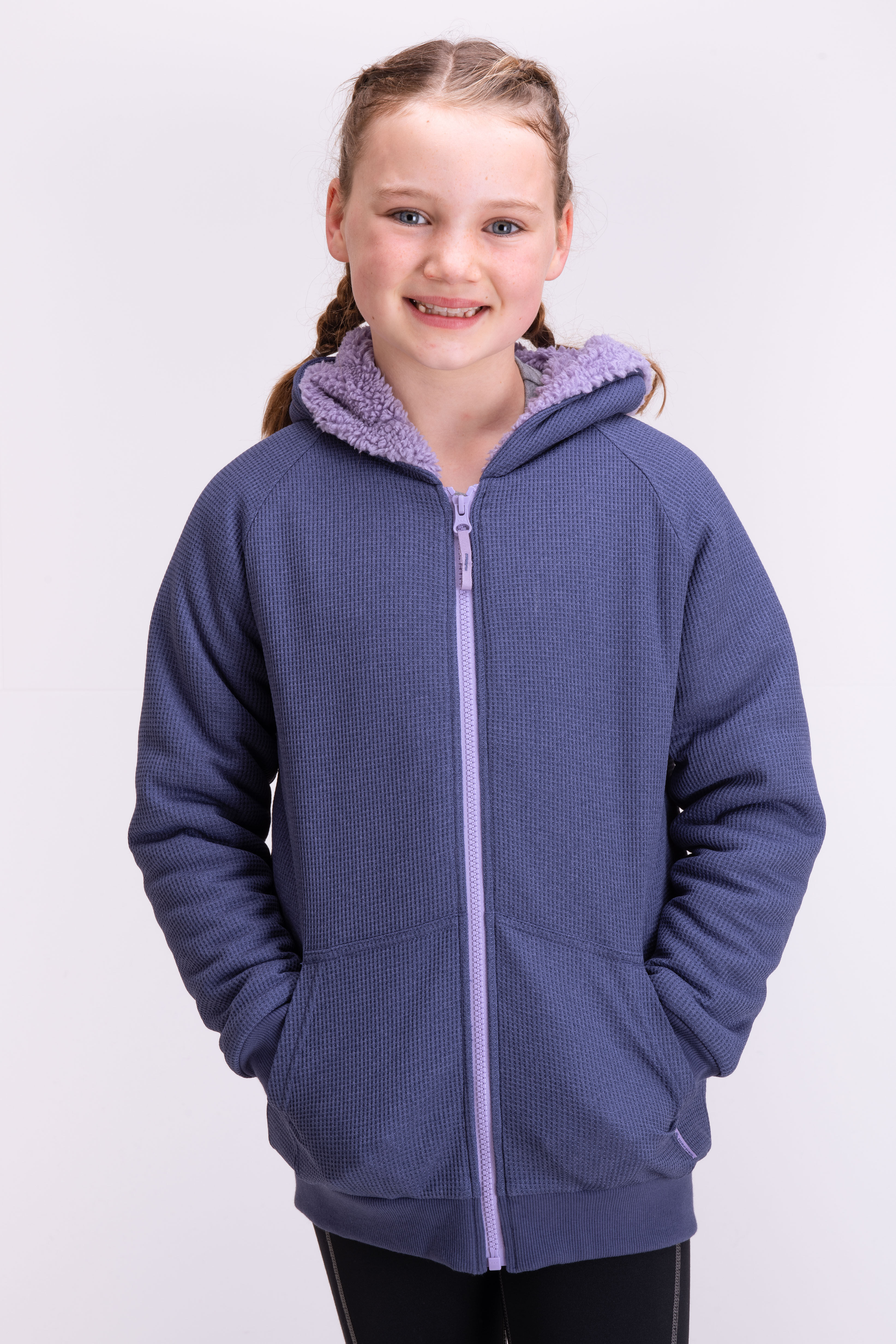 Macpac waffle sherpa hoody clearance