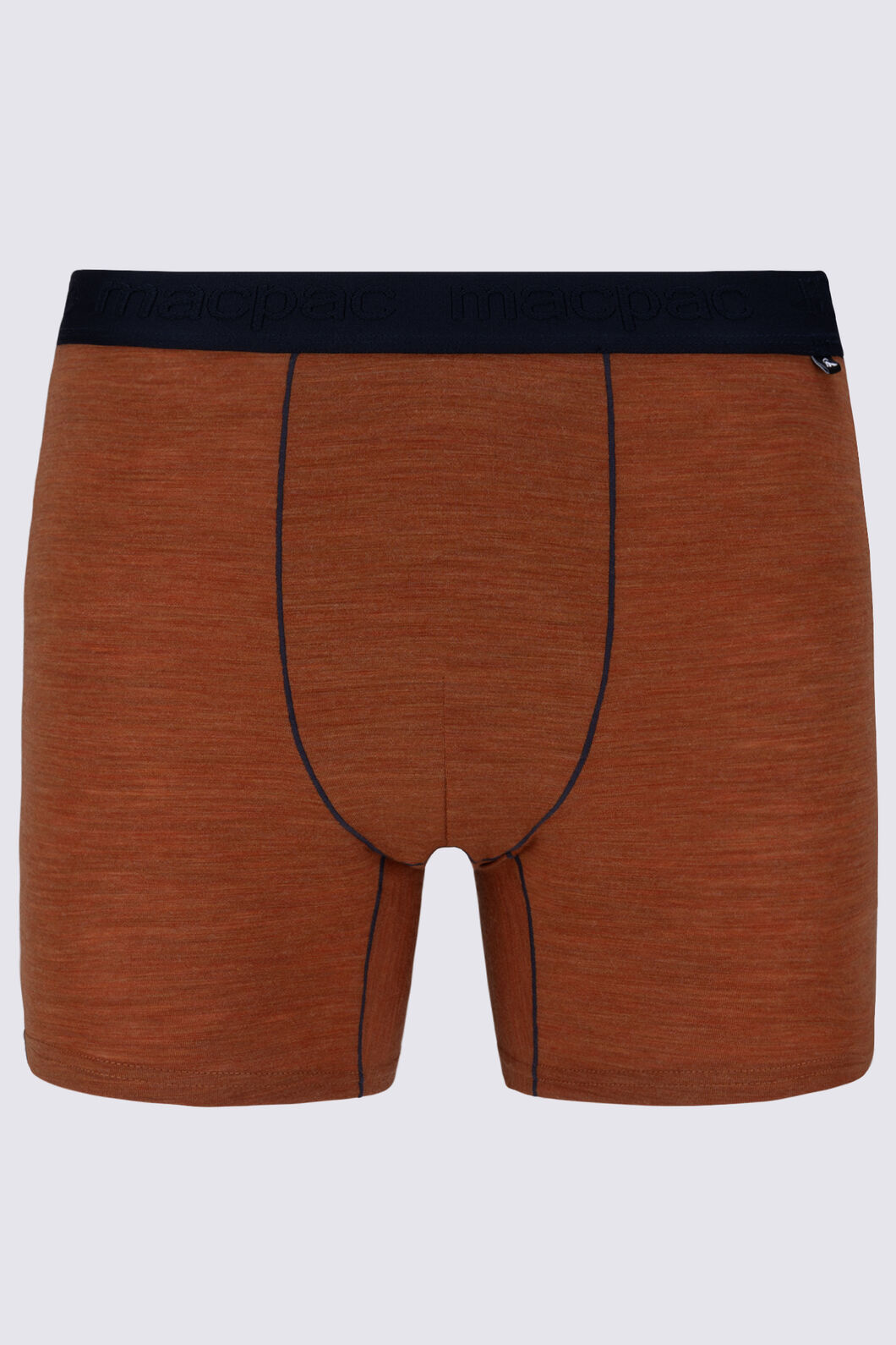 Macpac Men's 180 Merino Boxers, Bombay Brown Marle, hi-res