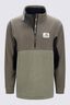 Macpac Men&rsquo;s Heritage Fleece Pullover, Grape Leaf/Four Leaf Clover/Blk, hi-res