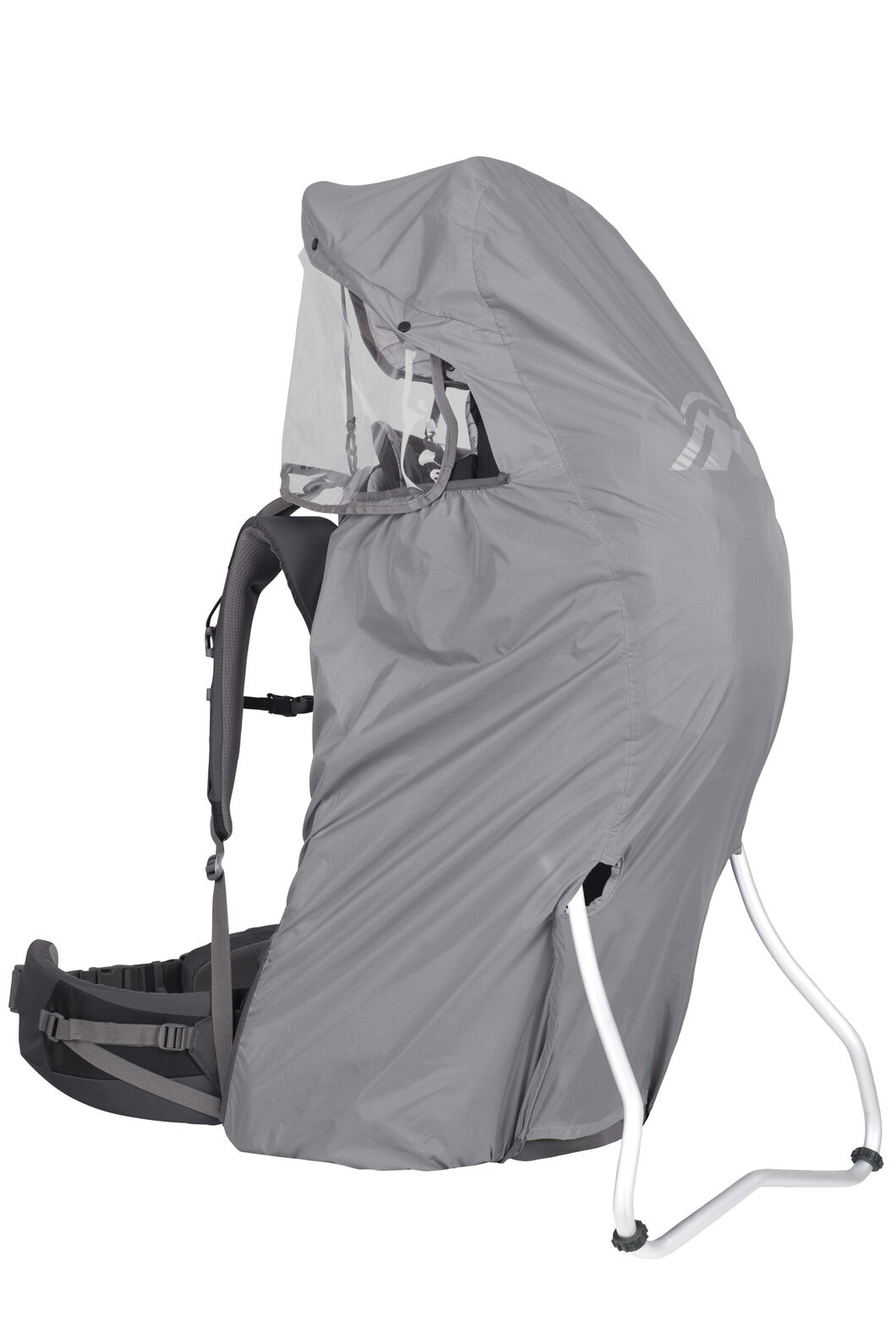 Macpac Rainbow Child Carrier Rain Cover, Lt Grey, hi-res