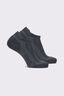 Macpac Trail Ankle Sock &mdash; 2 Pack, Monument/Iron Gate, hi-res