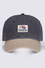 Macpac Vintage Cap, Asphalt/Lead Grey, hi-res