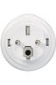 Go Travel AUS and NZ to EU Adaptor, White, hi-res