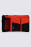 Macpac Wilderness Trifold Wallet RFID, Black/Orange, hi-res