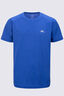 Macpac Kids' Cass Short Sleeve T-Shirt, Dazzling Blue Marle, hi-res